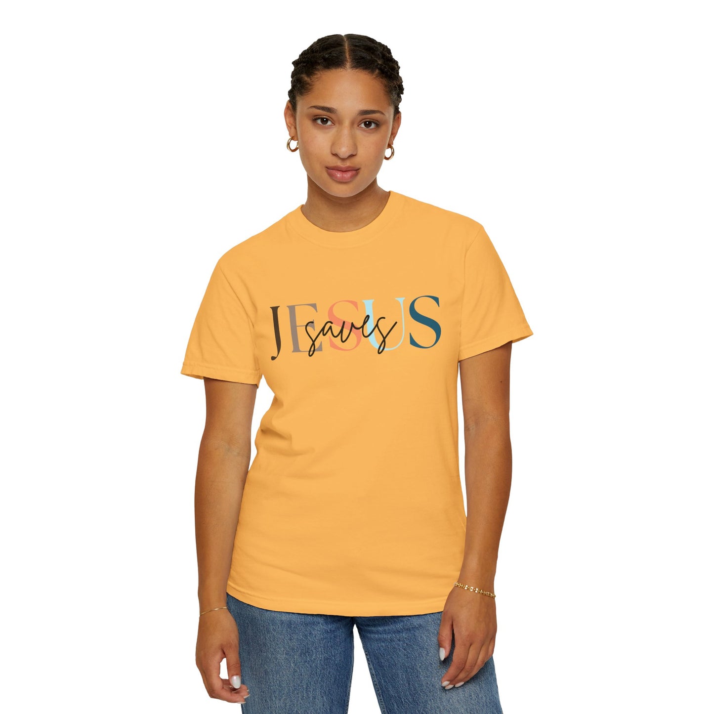 Jesus Saves Garment-Dyed T-shirt